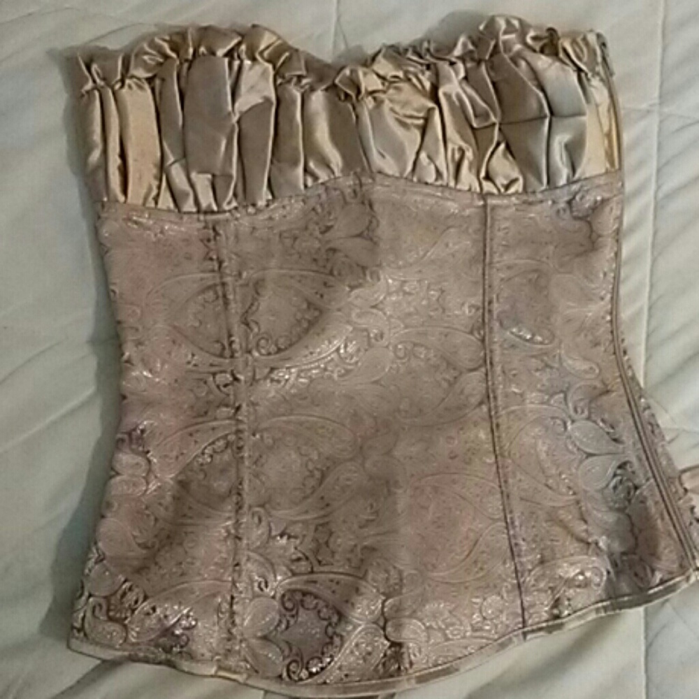 Ladies Corset Bustier 90% Polyester 10% Spandex